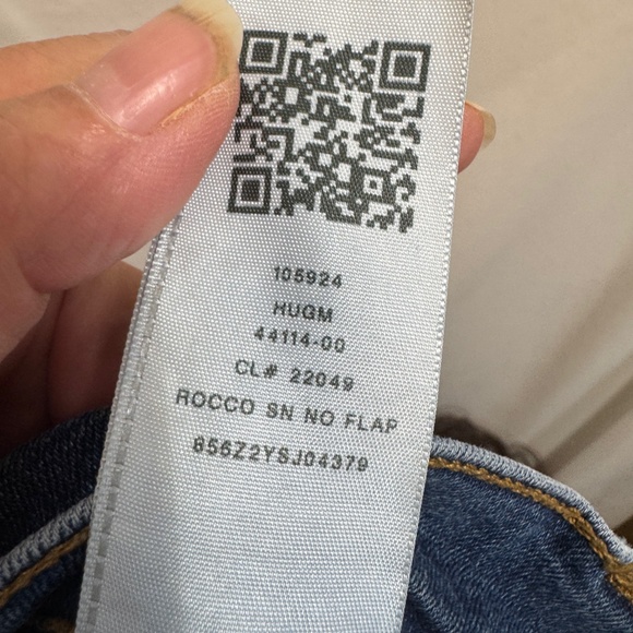 True Religion Jeans Mens Size 34 Blue Rocco Relaxed Skinny Denim Distressed - Picture 3 of 11